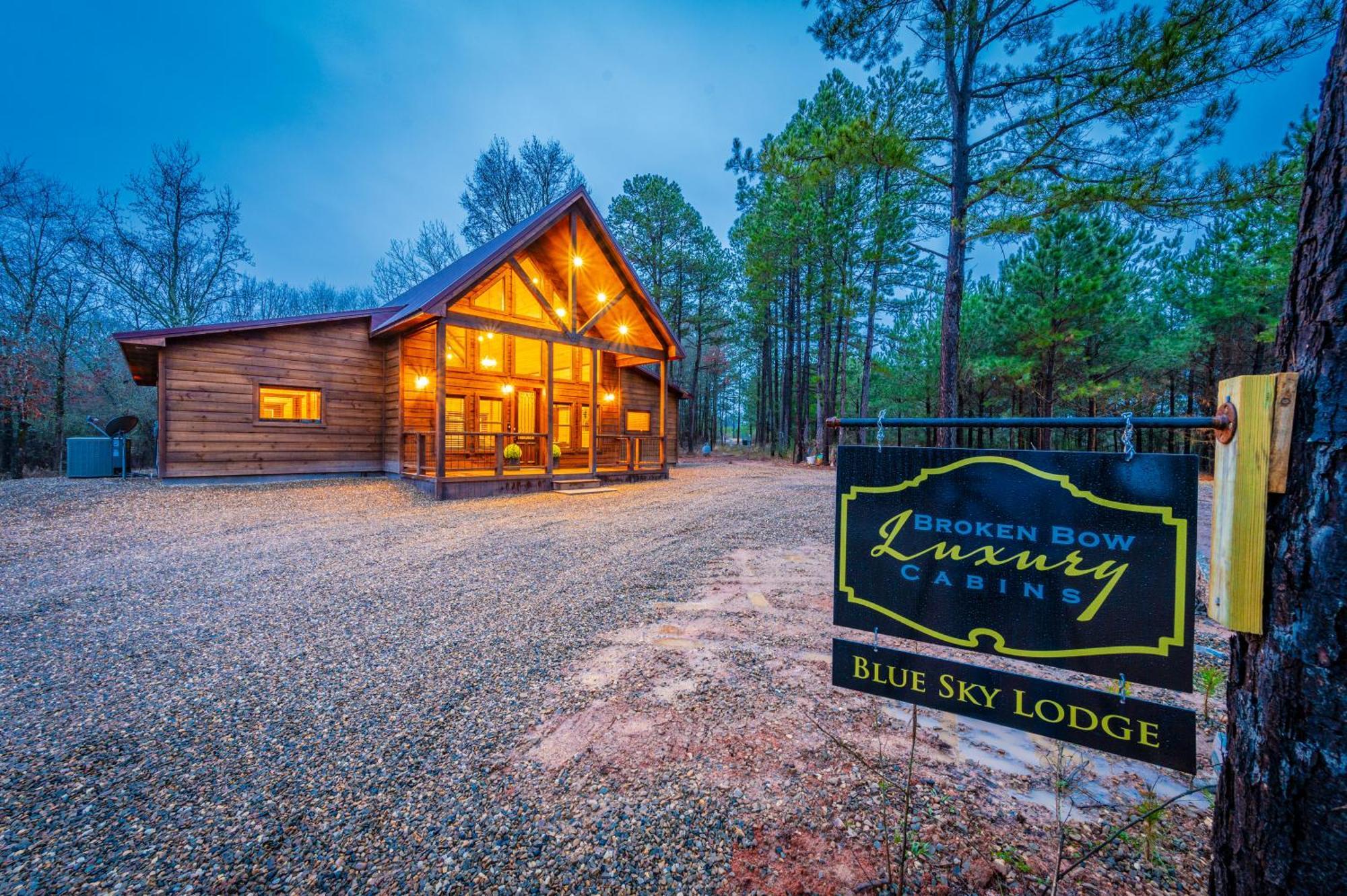The Luxurious Blue Sky Lodge Is Epic! Broken Bow Zewnętrze zdjęcie