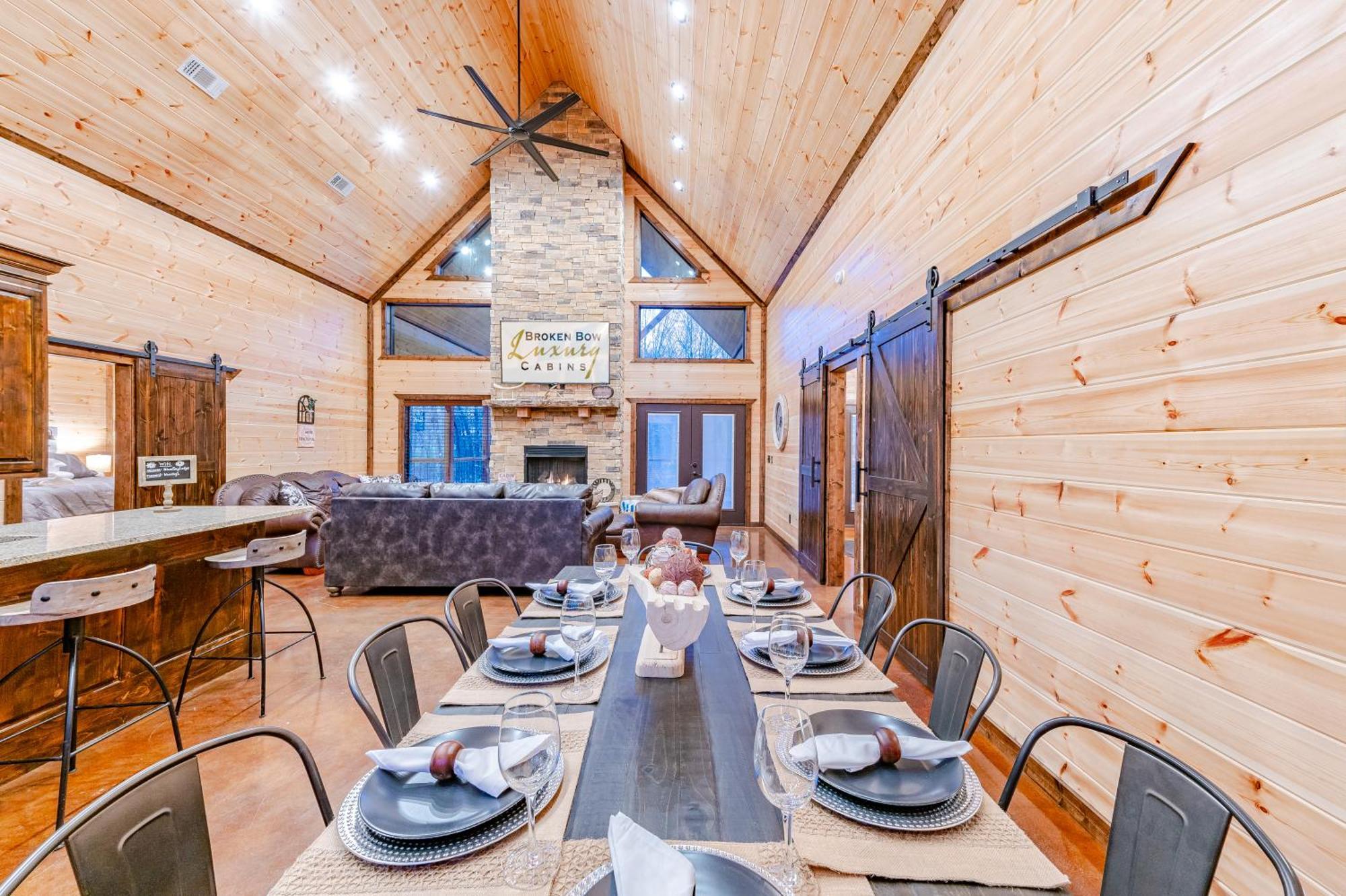 The Luxurious Blue Sky Lodge Is Epic! Broken Bow Zewnętrze zdjęcie